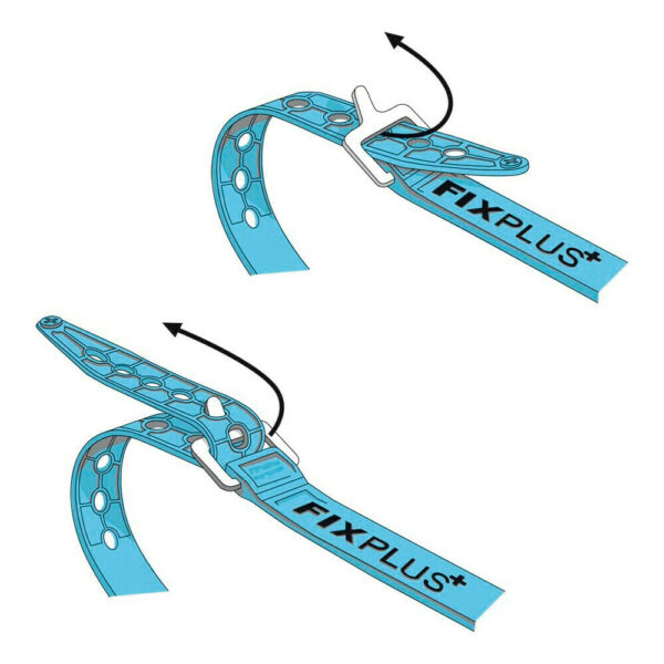 KIT CINGHIE ELASTICHE DI FISSAGGIO FIXPLUS 2,3 x 66 CM