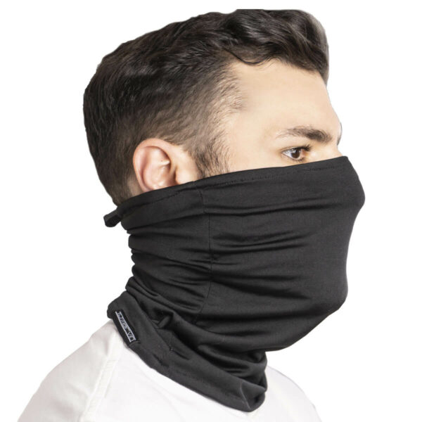 Collare in Micropile Elasticizzato Utilizzabile Anche come Fascia o Cappello Nero