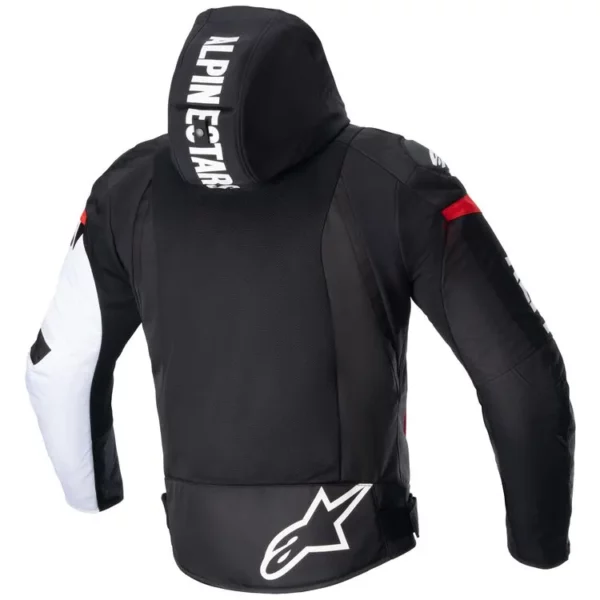GIACCA MOTO ALPINESTARS ZACA AIR BLACK/WHITE/RED/FLUO