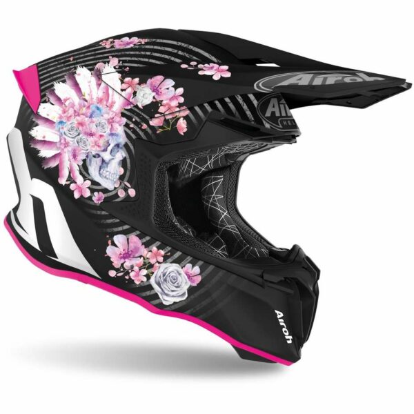 CASCO MOTO CROSS ENDURO AIROH TWIST 2.0 MAD OPACO