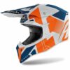 CASCO MOTO CROSS AIROH WRAAP RAZE ARANCIO OPACO