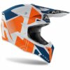 CASCO MOTO CROSS AIROH WRAAP RAZE ARANCIO OPACO