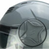 CASCO MOTO JET DOPPIA VISIERA CGM 169A ILLI MONO GRIGIO LUCIDO