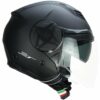 CASCO MOTO JET DOPPIA VISIERA CGM 169A ILLI MONO NERO/OPACO