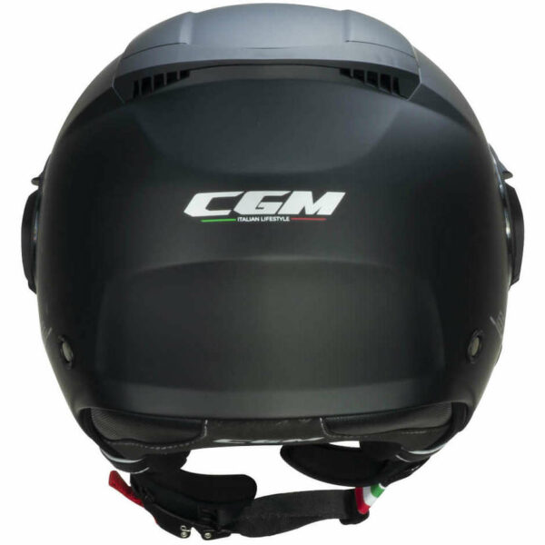 CASCO MOTO JET DOPPIA VISIERA CGM 169A ILLI MONO NERO/OPACO