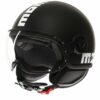 Casco Moto Jet Momo Design FGTR CLASSIC Mono Nero/Opaco/Bianco