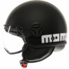Casco Moto Jet Momo Design FGTR CLASSIC Mono Nero/Opaco/Bianco