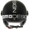 Casco Moto Jet Momo Design FGTR CLASSIC Mono Nero/Opaco/Bianco