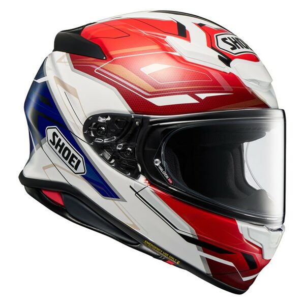CASCO MOTO SHOEI NXR 2 CAPRICCIO TC-10 BIANCO/BLU