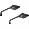 Coppia Specchi Retrovisori Moto Barracuda STREET Nero Opaco