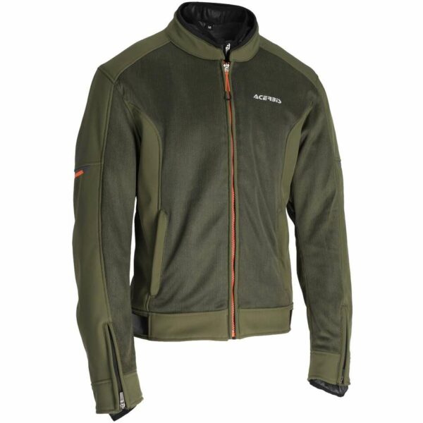 GIACCA MOTO ESTIVA AERBIS CE GORDON VERDE/ARANCIONE