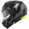 CASCO MOTO MODULARE GIVI X21 EVO NUMBER NERO OPACO TITANIO GIALLO
