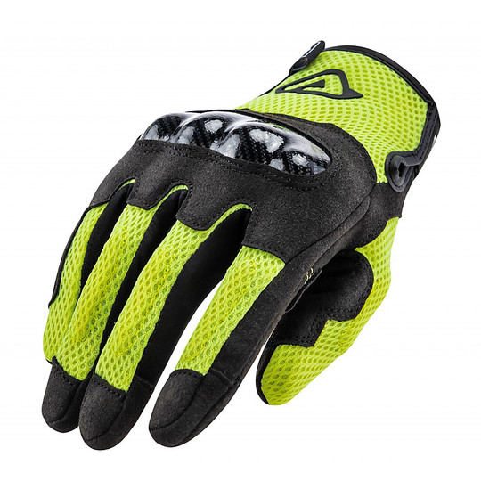 GUANTI MOTO ESTIVI ACERBIS RAMSEY MY VENTED CE NERO/GIALLO/FLUO