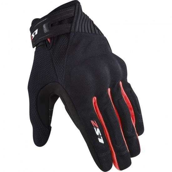 GUANTI MOTO ESTIVI LS2 DART 2 NERO/ROSSO