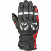 Guanti Moto In Pelle e Tessuto Estivi Ixon RS CALL AIR Nero/Rosso