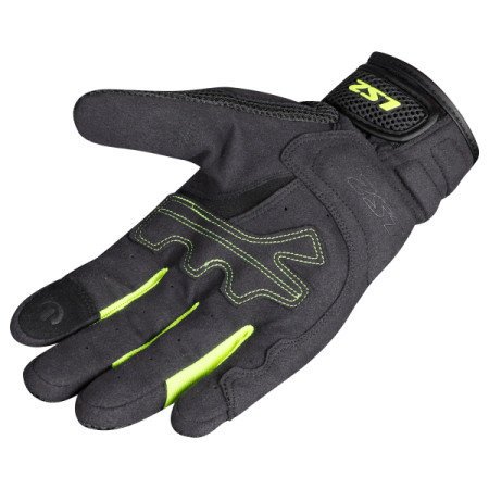GUANTI MOTO ESTIVI LS2 KUBRA Antracite H-V Giallo