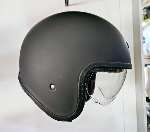 CASCO MOTO VINTAGE BANDIT ORIGINE SPIRIT SOLID MATT BLACK 22.06