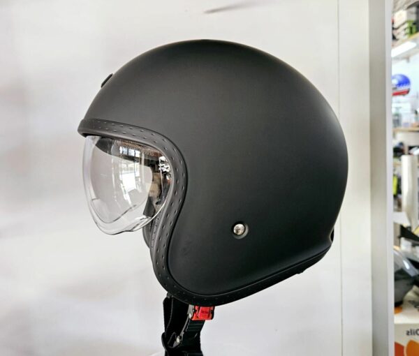 CASCO MOTO VINTAGE BANDIT ORIGINE SPIRIT SOLID MATT BLACK 22.06