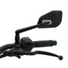 Coppia Specchietti Retrovisori Moto BARRACUDA SKIN-Z B-Lux Universali Nero