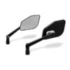 Coppia Specchietti Retrovisori Moto BARRACUDA SKIN-Z B-Lux Universali Nero
