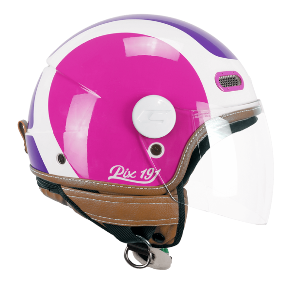 Casco Moto Jet CGM 191G Pix VIOLA FUXIA FLUO 22.06
