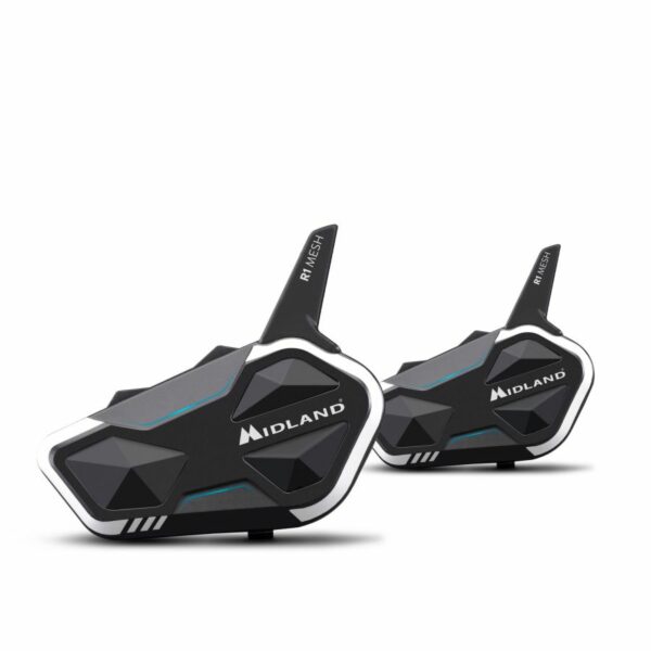 Interfono Moto Bluetooth Midland R1 Mesh COPPIA