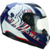 Casco Moto Integrale Bambino CGM 265G LUCKY WILD Blu/Bianco/Opaco