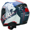 Casco Moto Integrale Bambino CGM 265G LUCKY WILD Blu/Bianco/Opaco