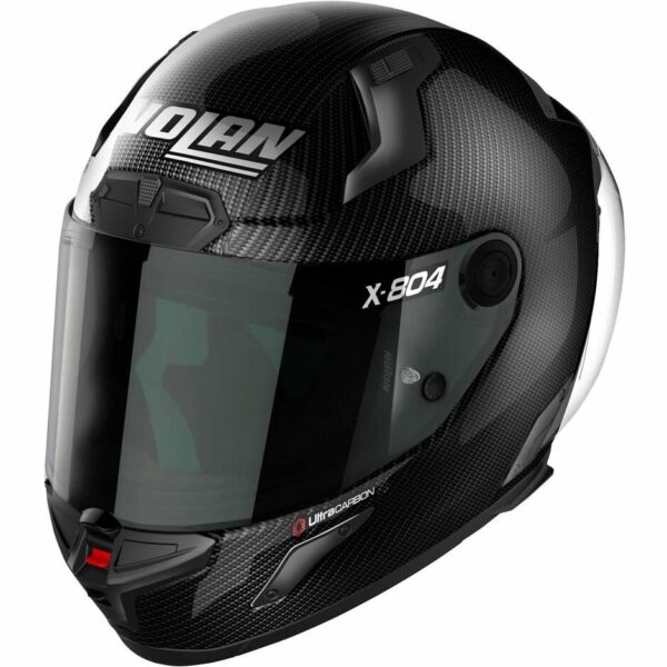 CASCO MOTO CARBON INTEGRALE NOLAN X-804 RS U.C. PURO 001 LUCIDO