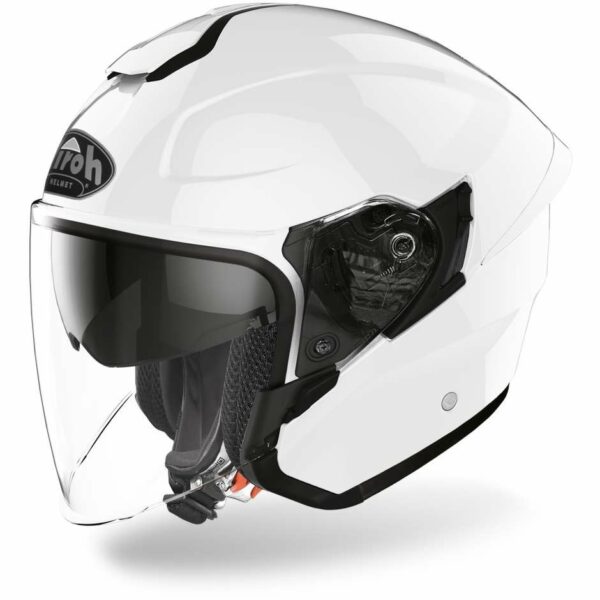 CASCO MOTO JET In HPC DOPPIA VISIERA AIROH H.20 Bianco/Lucido