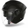 CASCO MOTO JET In HPC DOPPIA VISIERA AIROH H.20 NERO/OPACO