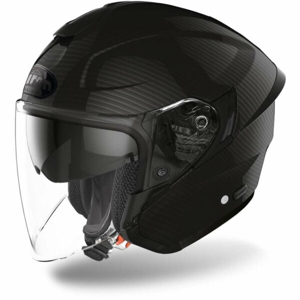 CASCO MOTO JET In HPC DOPPIA VISIERA AIROH H.20 NERO/OPACO