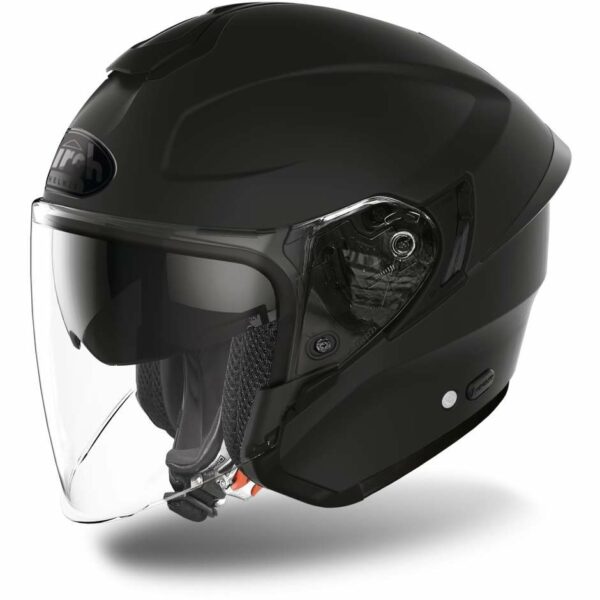 CASCO MOTO JET In HPC DOPPIA VISIERA AIROH H.20 NERO/OPACO