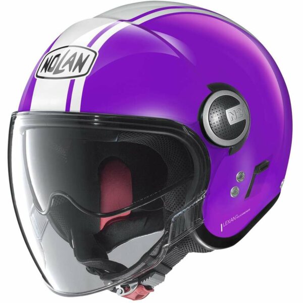 CASCO MOTO JET NOLAN N21 VISOR 06 DOLCE VITA 121 VIOLA