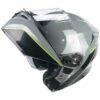 CASCO MOTO CGM MODULARE 568X BER CITY GRIGIO/GIALLO FLUO