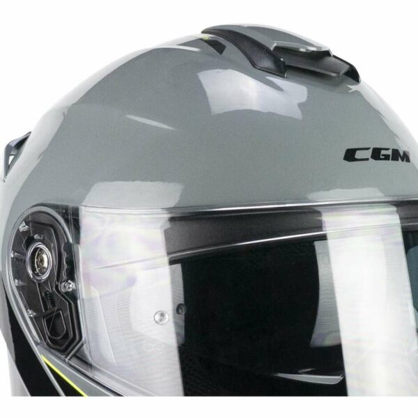 CASCO MOTO CGM MODULARE 568X BER CITY GRIGIO/GIALLO FLUO