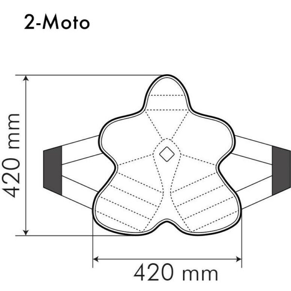 Coprisella in Rete Ereo 3D Tucano Urbano COOL FRESH  326-2 - Moto