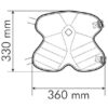 Coprisella in Rete Ereo 3d Tucano Urbano COOL FRESH SEAT COVER 326-4 - Passeggero