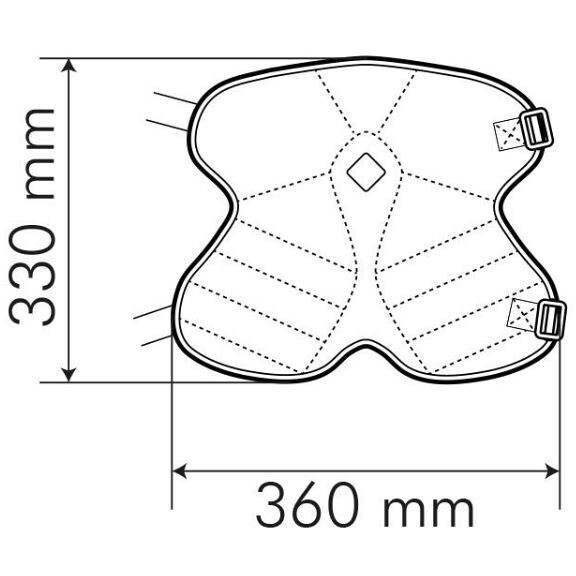 Coprisella in Rete Ereo 3d Tucano Urbano COOL FRESH SEAT COVER 326-4 - Passeggero