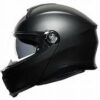 CASCO MOTO AGV TOURMODULAR CARBONIO/ARAMIDE/FIBRA DI VETRO NERO OPACO