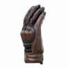 Guanti Moto in Pelle Clover KVS Marrone/Nero