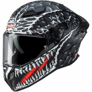Casco Moto Integrale Caberg DRIFT EVO 2 CROK Nero Antracite Rosso