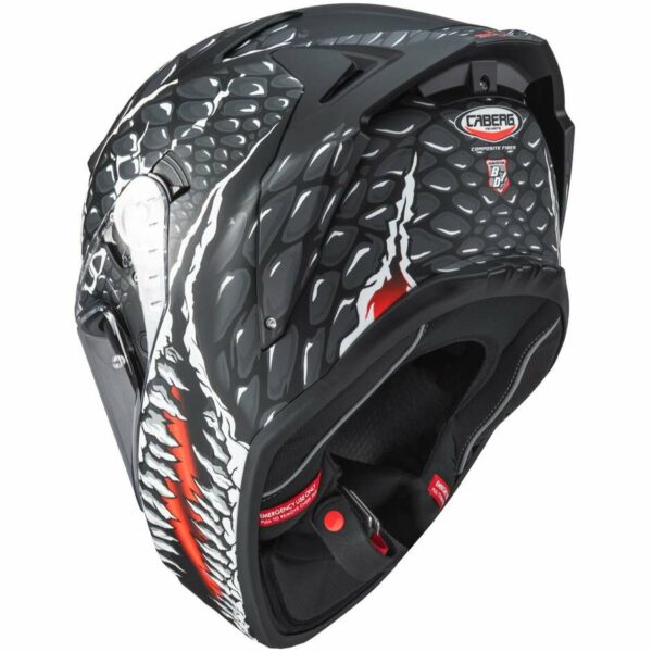 Casco Moto Integrale Caberg DRIFT EVO 2 CROK Nero Antracite Rosso