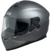 Casco Moto Integrale Doppia Visiera Ixs 1100 1.0 Titanio Opaco