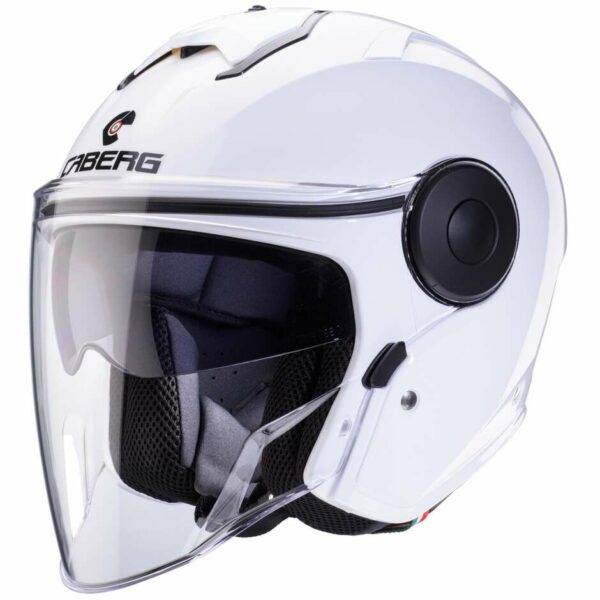 Casco Moto Jet Caberg SOHO Bianco Visiera Lunga