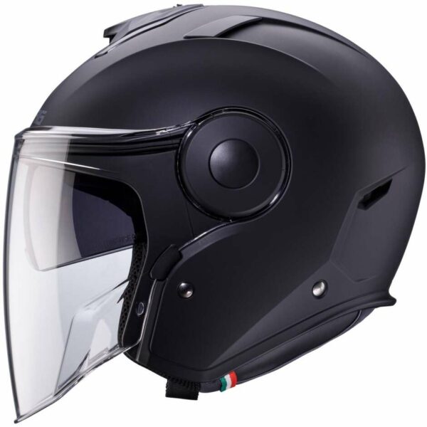 Casco Moto Jet Caberg SOHO Nero Opaco Visiera Lunga