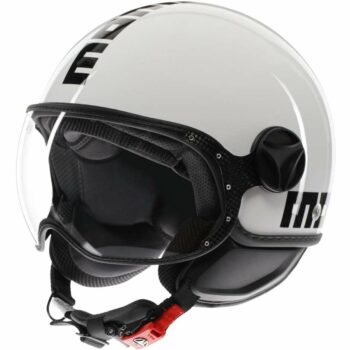 CASCO MOTO JET MOMO DESIGN FGTR CLASSIC  Bianco/Nero