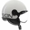 CASCO MOTO JET MOMO DESIGN FGTR CLASSIC  Bianco/Nero