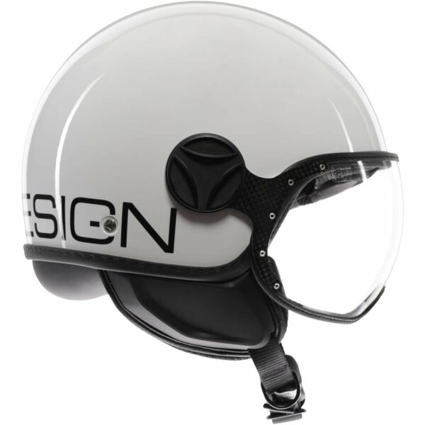 CASCO MOTO JET MOMO DESIGN FGTR CLASSIC  Bianco/Nero