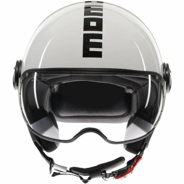 CASCO MOTO JET MOMO DESIGN FGTR CLASSIC  Bianco/Nero